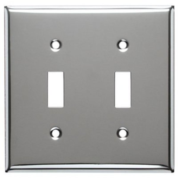 Mulberry Metals Chr 2G Tog Wall Plate 83072